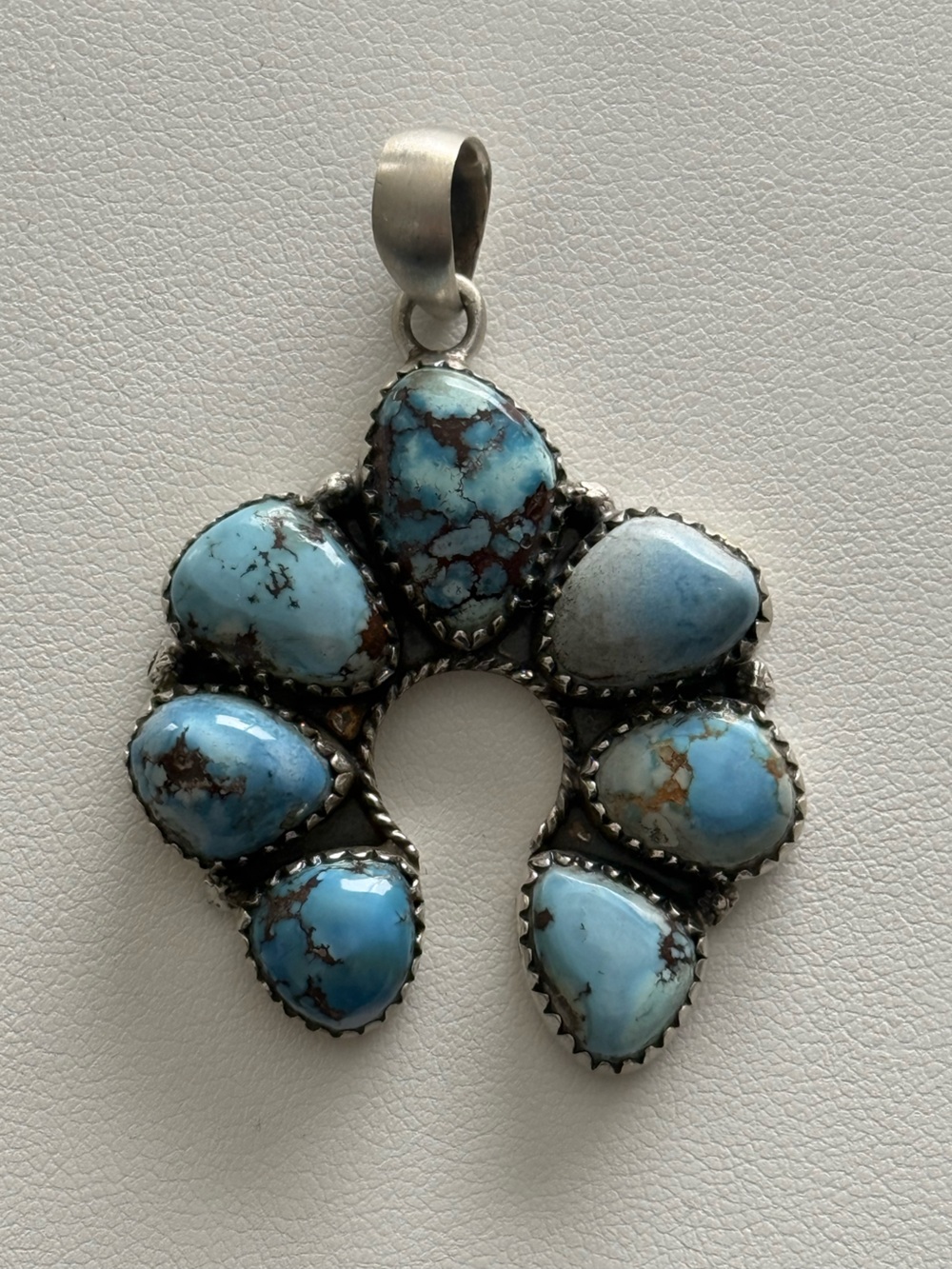 Southwest Handmade | Golden Hills Naja Pendant - Sterling Silver